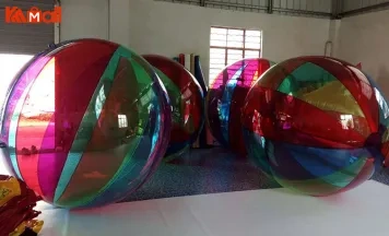 big zorb ball with two persons